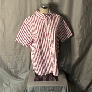 Houston White Men's Striped Button-Down Shirt